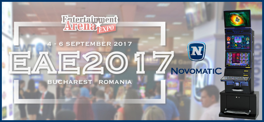 Novomatic confirma su presencia en Entertainment Arena Expo de Bucarest