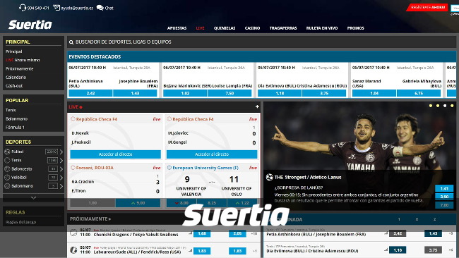Suertia estrena su nueva plataforma de apuestas deportivas de la mano del grupo galo France Pari