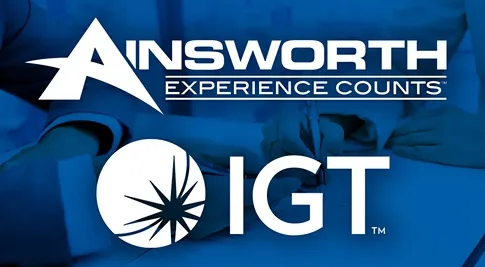 IGT firma acuerdo de licencia cruzada con Ainsworth Game Technology