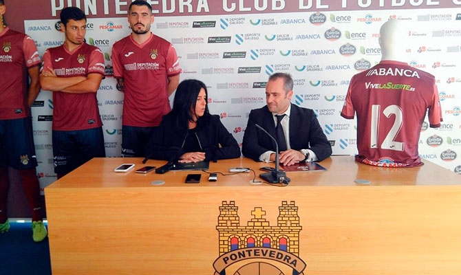 Orenes patrocinará al Pontevedra CF con su marca Vivelasuerte.es