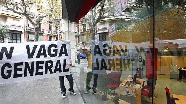 Convocada Huelga General el 3 de octubre en Cataluña
