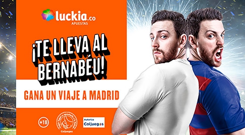Luckia lanza una promoción especial en Colombia para viajar al Bernabéu