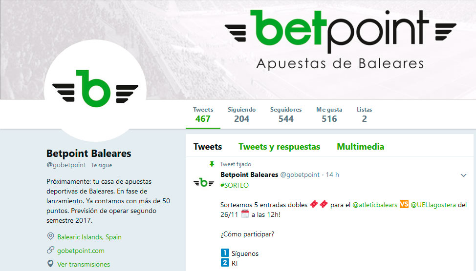 Ahora sí... la web de Betpoint ya está lista por fin