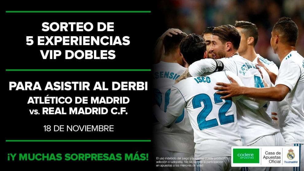 CODERE Apuestas invita a sus clientes al derbi madrileño
