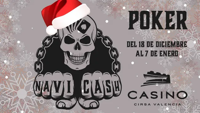 Casino CIRSA Valencia apuesta por el cash en su oferta navideña de poker