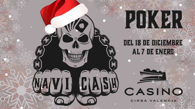 Casino CIRSA Valencia apuesta por el cash en su oferta navideña de poker