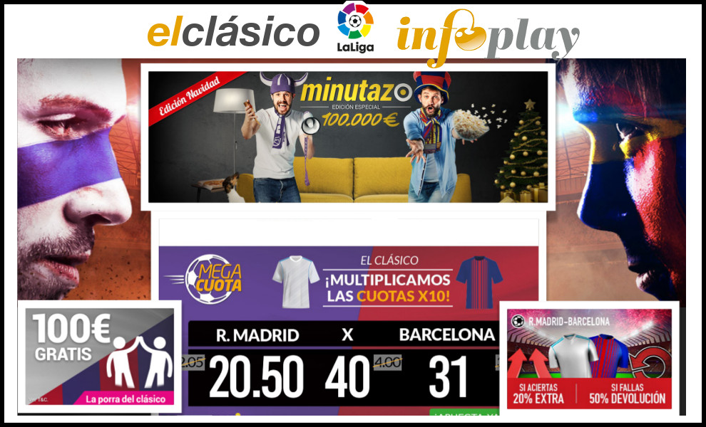 ESPECIAL INFOPLAY: Analizamos la "apuesta" del Juego Online frente al clásico Real Madrid - Barcelona en el actual debate sobre la regulación de su publicidad