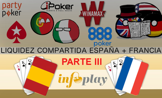  EXCLUSIVA LIQUIDEZ COMPARTIDA FRANCIA - ESPAÑA
NOS CENTRAMOS EN LAS CONSECUENCIAS PARA EL POKER ESPAÑOL
