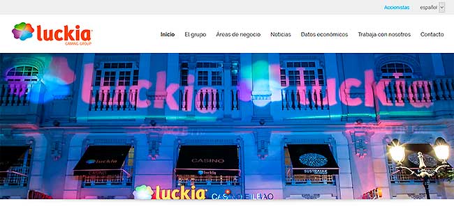Luckia Gaming Group estrena WEB