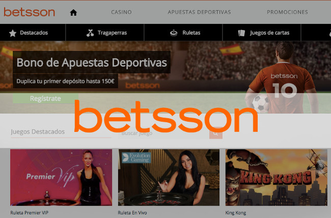 BETSSON ya opera en España con su propia marca