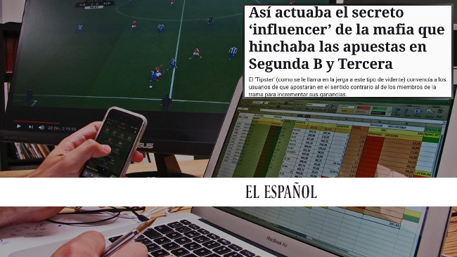  Señalado un Tipster cómo elemento clave de la trama de amaños de la Operación Pizarro