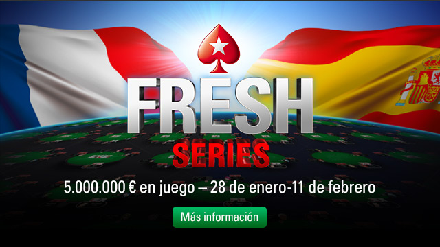 Las Fresh Series de PokerStars, un éxito de participación para estrenar el mercado de liquidez compartida entre España y Francia