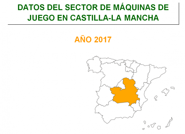 El año 2017 se cierra en Castilla-La Mancha con 8.730 máquinas y 208 establecimientos de juego