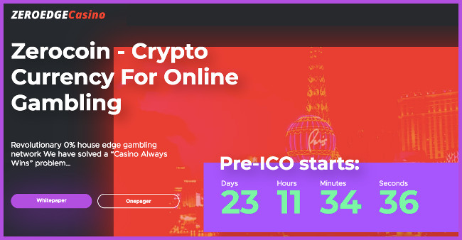 El casino online Zero Edge creará su propia criptomoneda y garantizará juegos de casino sin ventaja para la casa