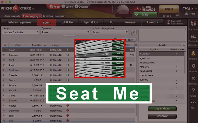 La polémica funcionalidad "Seat Me" de PokerStars que retrasa la llegada de Portugal a la liquidez compartida