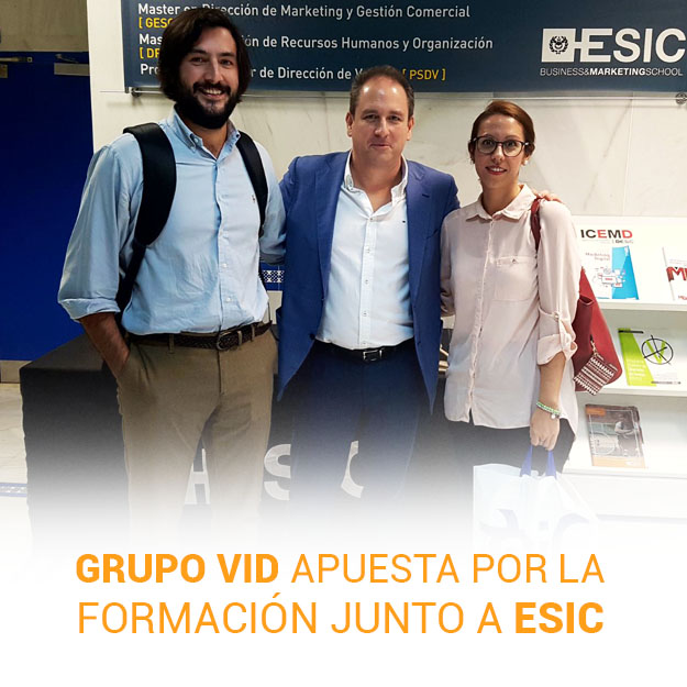 Grupo Vid apuesta por la formación junto a ESIC