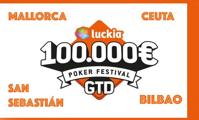 Luckia garantizará 100.000€ en cada una de las tres etapas su circuito de
poker presencial