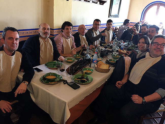 NOVOMATIC y EGASA comieron calçots con los asociados de ACORDJOC 