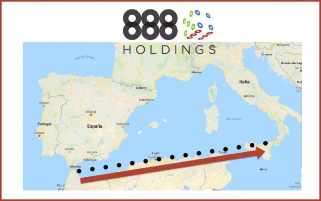 ¿Adiós a las oficinas en Gibraltar? 
888 busca licencia en Malta