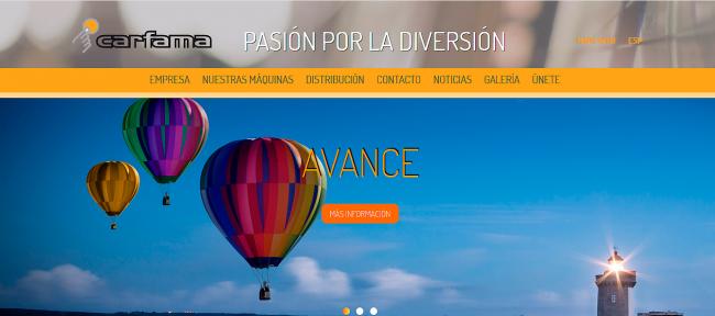 CARFAMA ESTRENA UNA LUMINOSA WEB