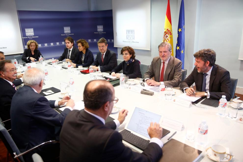 Reciente reunión entre los presidentes de las Ciudades Autónomas y algunos Ministros.