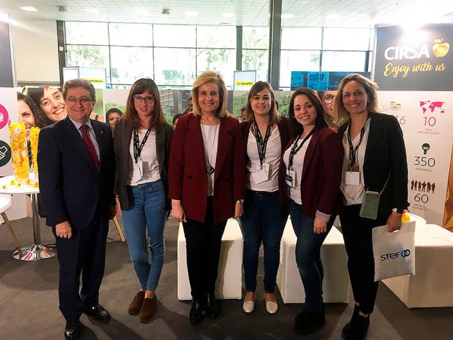 Fátima Báñez, con el Grupo CIRSA en el Congreso Internacional de Empleo y Orientación Profesional JoBarcelona' 