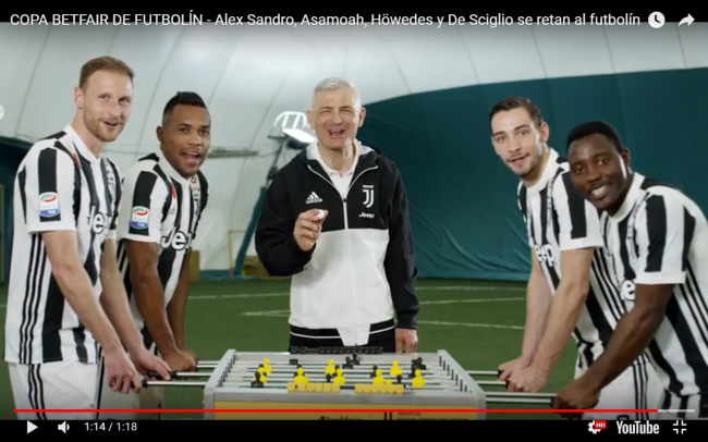 ‘Primera Copa Betfair de Futbolín’, la nueva campaña de la casa de apuestas. VER VÍDEO