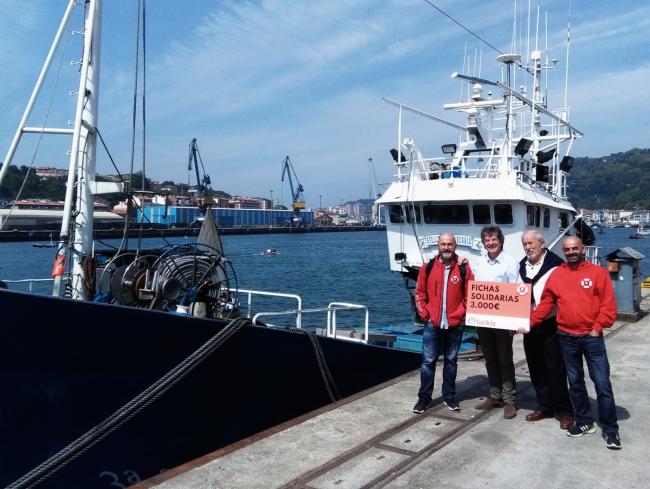 El Casino Kursaal dona las Fichas Solidarias a Salvamento Marítimo Humanitario