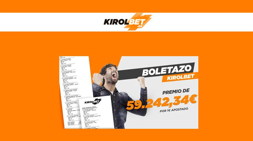 Un cliente gallego consigue 60.000€ con una apuesta de 1€ en KIROLBET