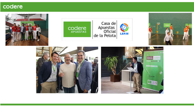 CODERE APUESTAS celebra el 10 Aniversario en País Vasco ... 
no faltó ni Karlos Arguiñano
