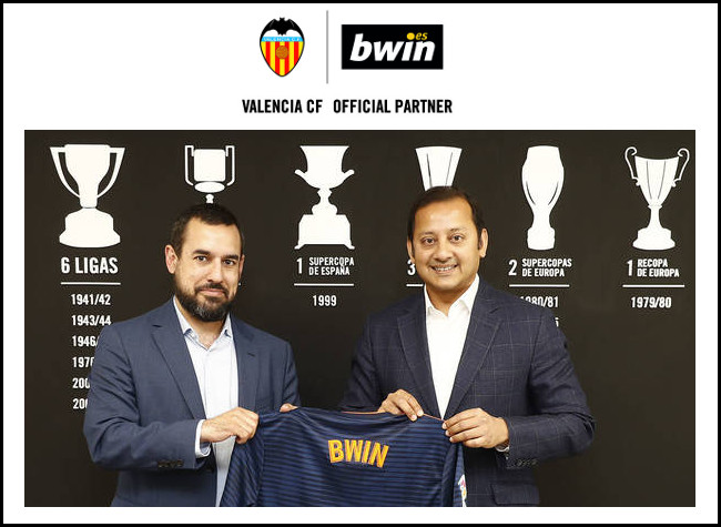 bwin renueva su contrato de patrocinio con el Valencia CF hasta junio ...