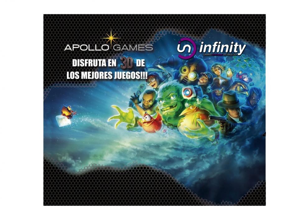 INFINITYGAMING presenta en Expojoc las nuevas e impactantes Apollo Games