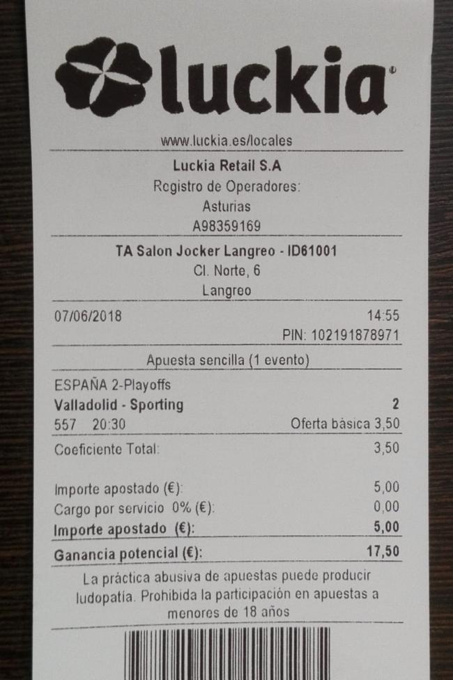 Luckia realiza su primera apuesta en Asturias