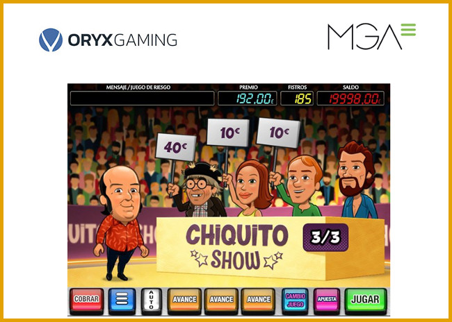 MGA suma y sigue: Ahora ORYX Gaming ofrecerá también sus juegos Chiquito, Citas, Zeus...