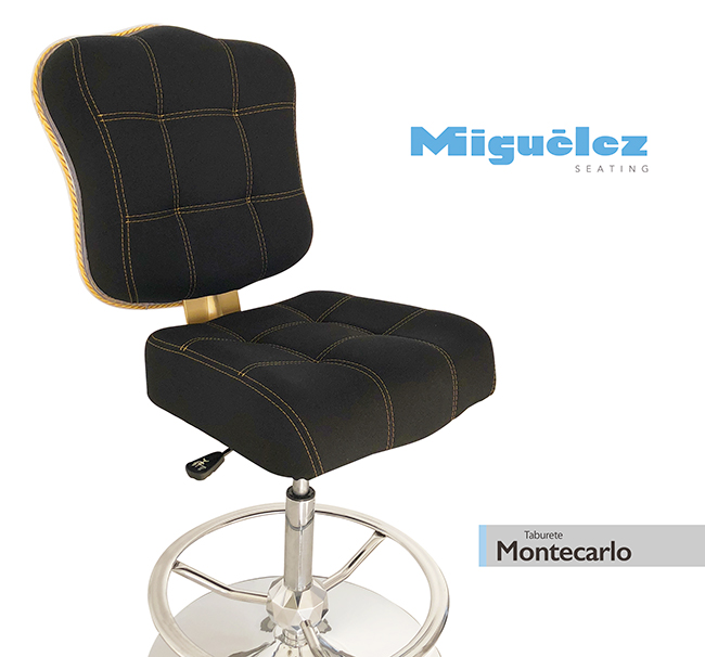 MIGUÉLEZ expondrá una amplia variedad de sillones y taburetes para locales de juego en EXPOJOC 2018