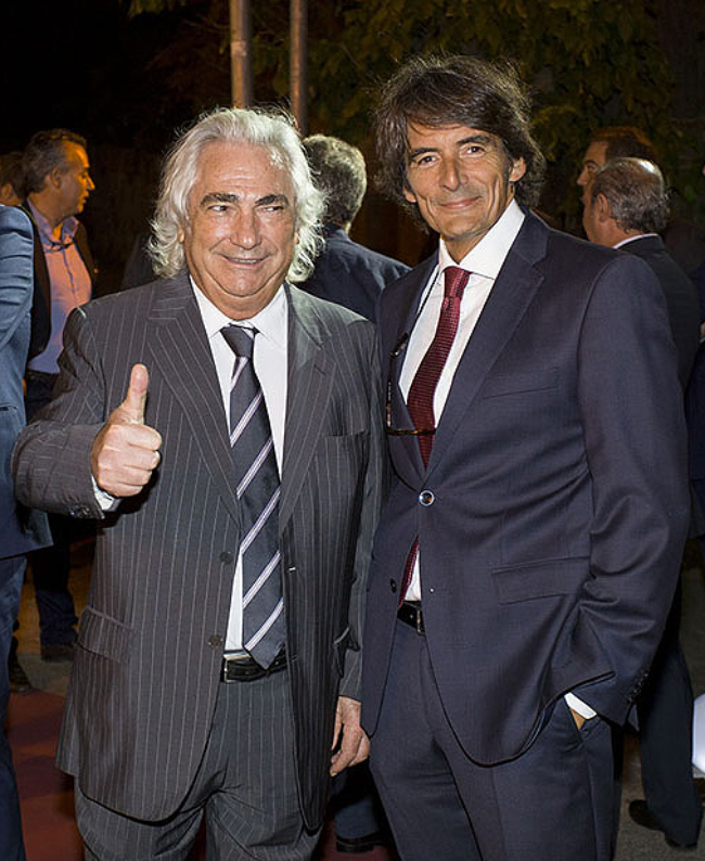 Manuel Lao junto su, ahora, sucesor, Carlos Duelo el pasado septiembre en Barcelona