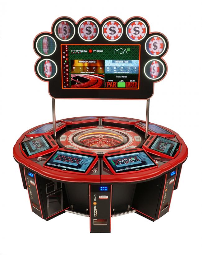 Ruleta DLX de MGA para 8 jugadores