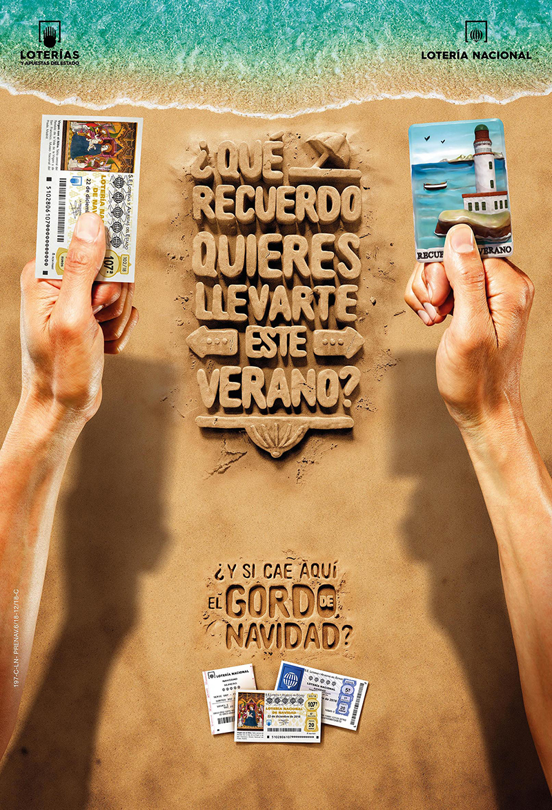 Loterías presenta su campaña de verano para el Sorteo de Navidad y anima a cambiar souvenirs por décimos