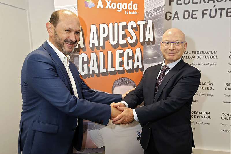 Luckia Apuestas y la Real Federación Gallega de Fútbol lanzan la marca gallega de Apuestas Deportivas "A Xogada"