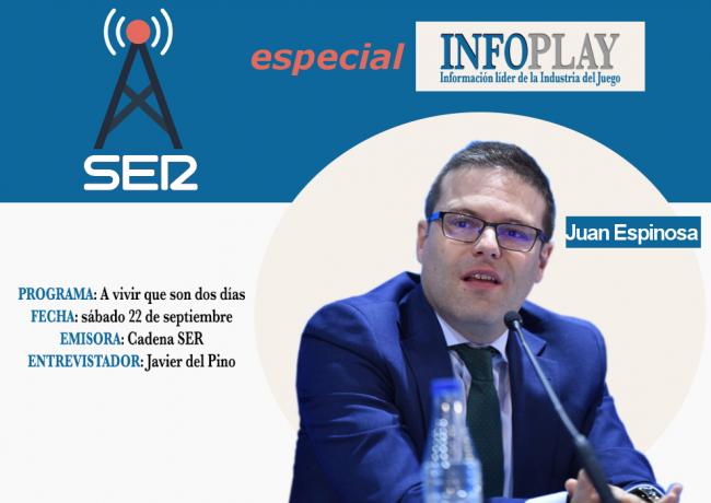 Juan Espinosa aclara las verdaderas cifras de Juego Problemático en una entrevista en la Cadena SER. Repasamos sus atinadas respuestas 
