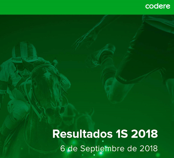 CODERE: Los ingresos de explotación del Primer Semestre decrecieron un 6,8% hasta los €759,3 mm