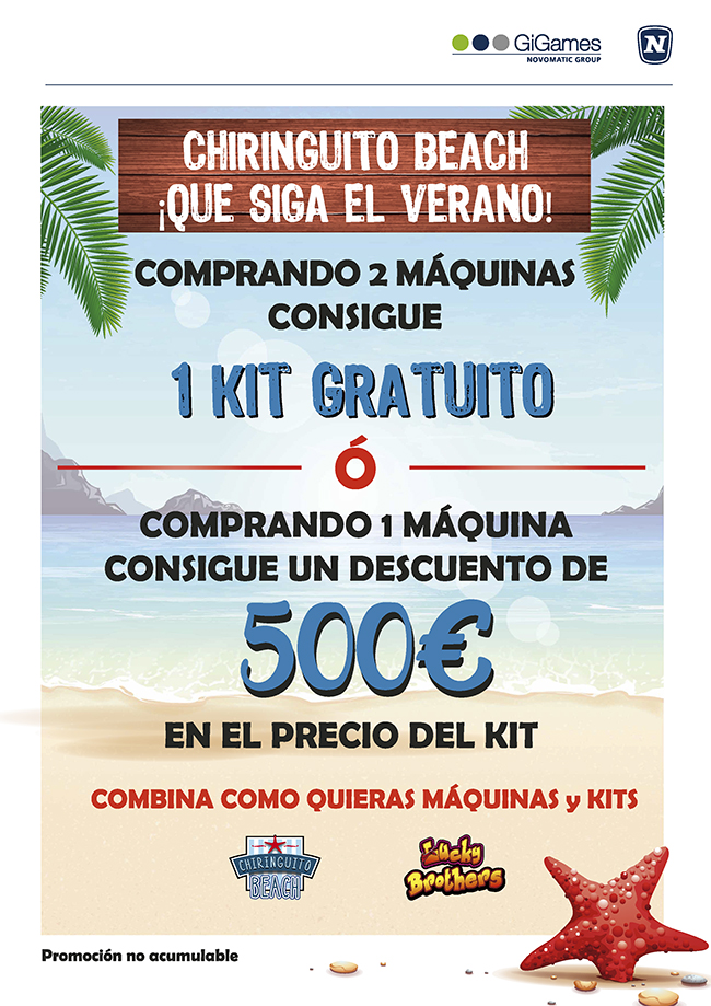 GIGAMES lanzará el Kit de Chiringuito Beach en el Expo Congreso Andaluz