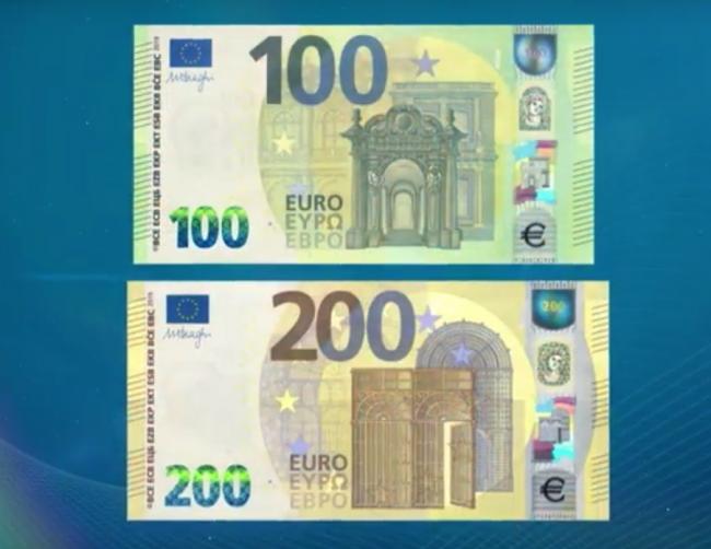 Los nuevos billetes de 100 y 200 euros, al detalle
