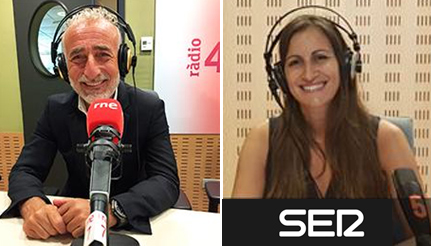 Yolanda Barqueros y Albert Solá, tertulianos de excepción en la Cadena Ser y Radio Nacional