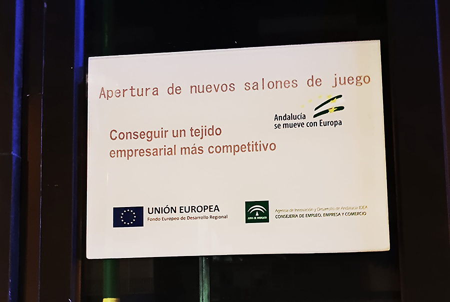 GRAN EXCLUSIVA La Unión Europea apoya los Salones de Juego de Andalucía