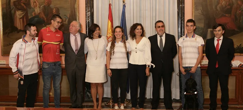 La ministra de Hacienda vueve a presidir la firma de un Patrocinio de SELAE, esta vez del Comité Paralímpico Español en las citas de Tokio 2020 y Pekín 2022