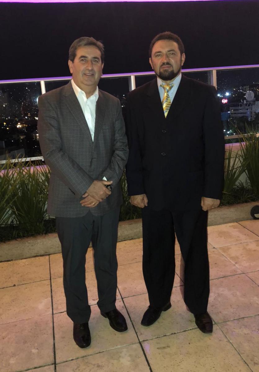 José Antonio Ortiz Baez, Nuevo Presidente de la CONAJZAR, con Luis Gama, Presidente de CIBELAE