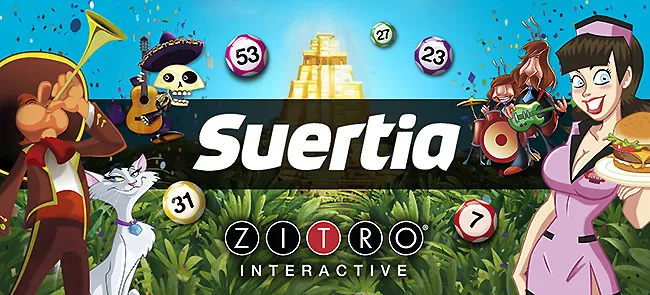 Zitro Interactive amplía su oferta de juegos en Suertia.es