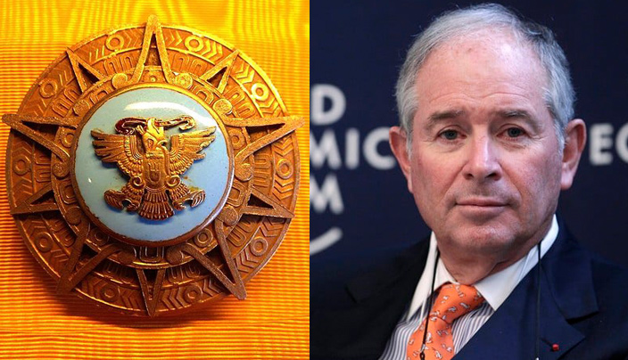 El Presidente de Blackstone, condecorado con la Orden Mexicana del Águila Azteca