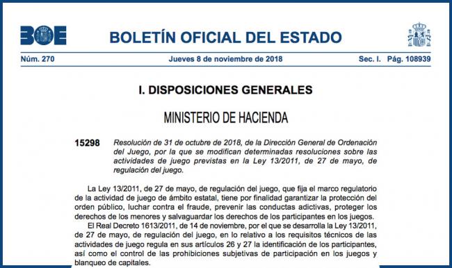 Así se ha endurecido el registro de usuarios en el Juego Online: novedades publicadas en el BOE
